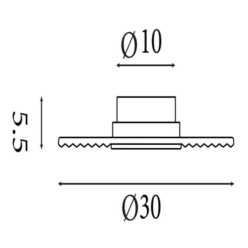 Searchlight - LED aptumšojams sienas gaismeklis CLEO LED/9,4W/230V melns