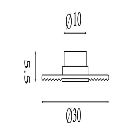 Searchlight - Regulējama LED sienas lampa CLEO LED/9,4W/230V pelēka