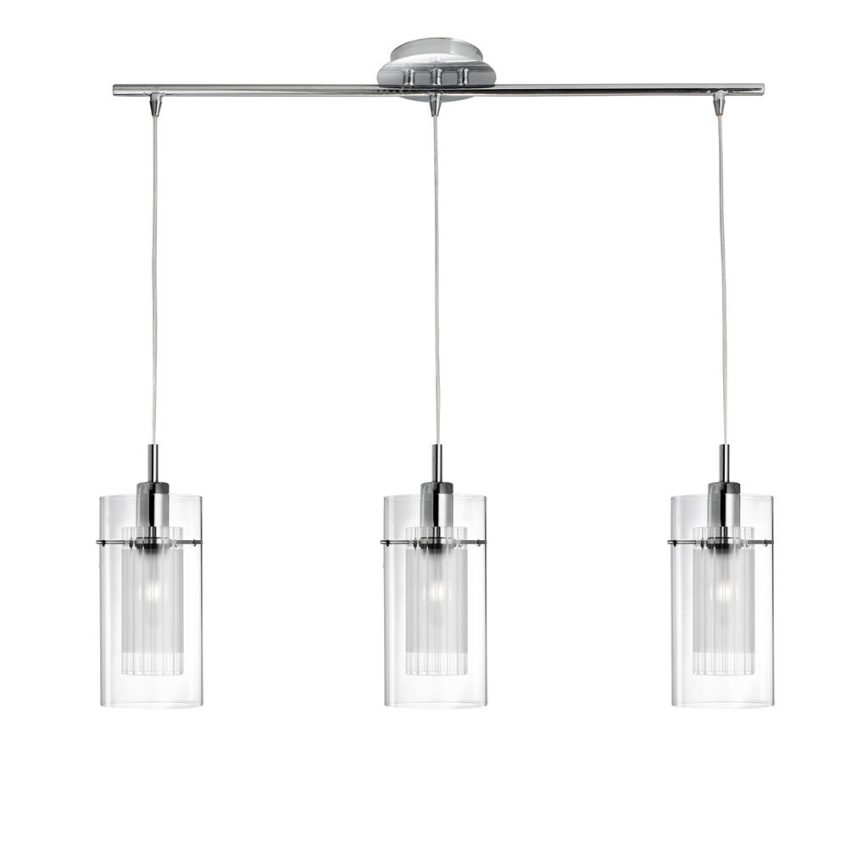 Searchlight - Lustra ar auklu DUO 3xE14/60W/230V spīdīgs hroms