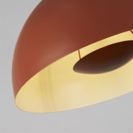 Searchlight - Pakaramā lampa MARS 1xE27/60W/230V, diametrs 25 cm, ķieģeļkrāsas