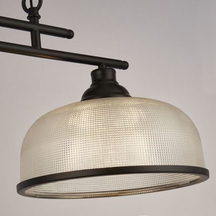 Searchlight - Lustra ar ķēdi BISTRO 3xE27/60W/230V melna