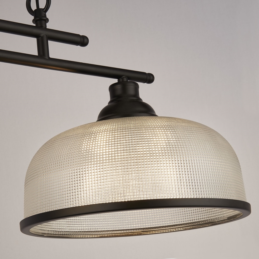 Searchlight - Lustra ar ķēdi BISTRO 3xE27/60W/230V melna
