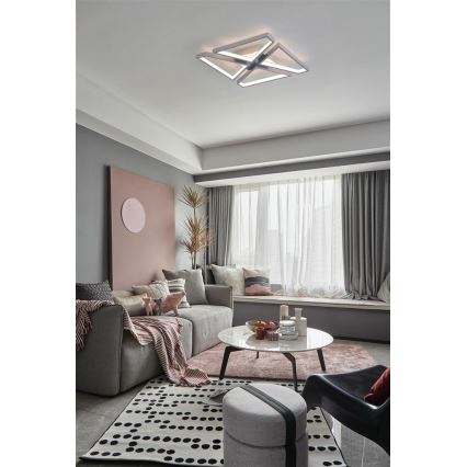 Searchlight - LED regulējams griestu gaismeklis QUATRO LED/29W/230V 40x40 cm