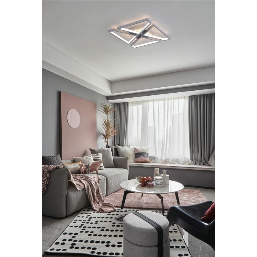 Searchlight - LED regulējams griestu gaismeklis QUATRO LED/29W/230V 40x40 cm