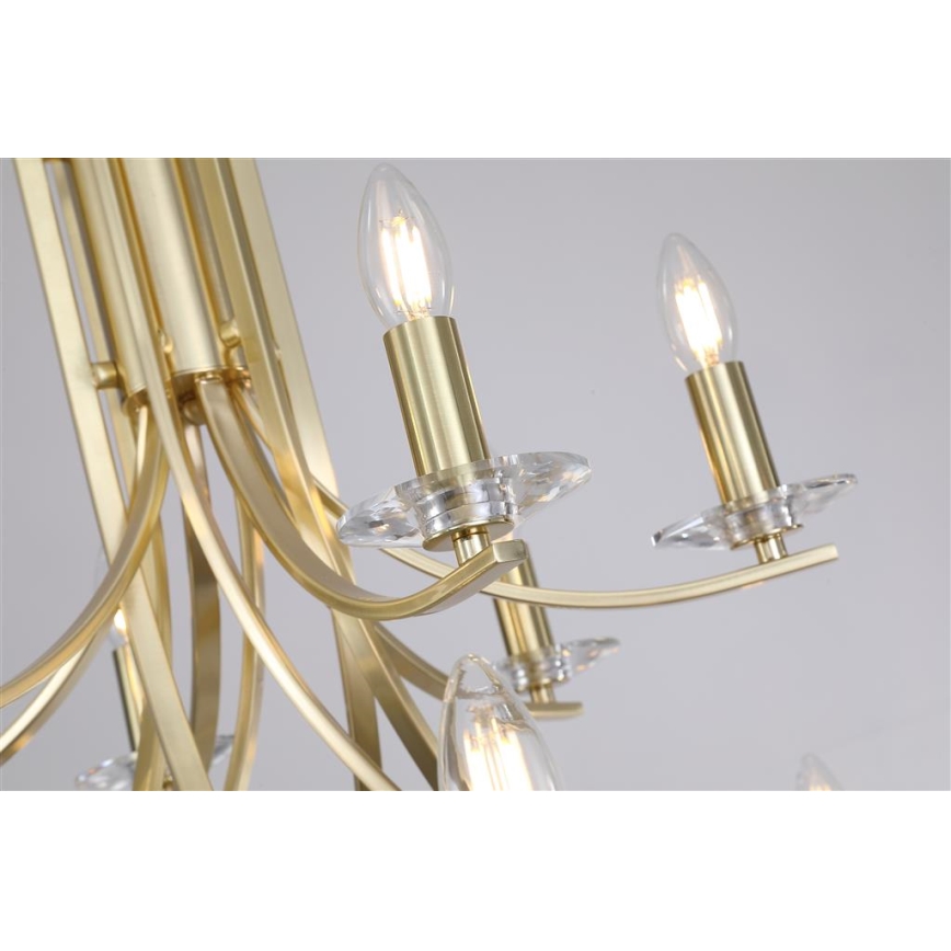 Searchlight - Lustra ar ķēdi ASCONA 12xE14/60W/230V