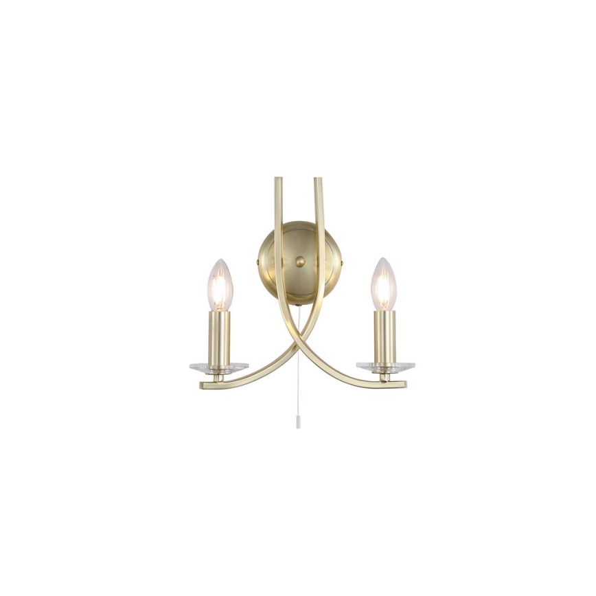 Searchlight - Sienas gaismeklis ASCONA 2xE14/60W/230V