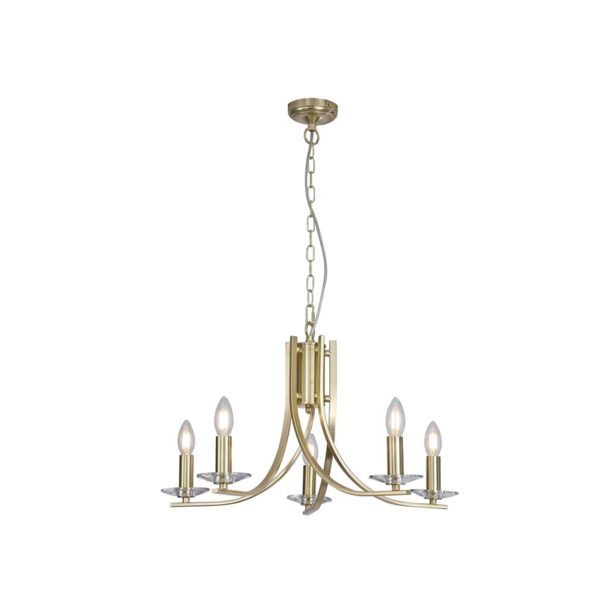 Searchlight - Lustra ar ķēdi ASCONA 5xE14/60W/230V