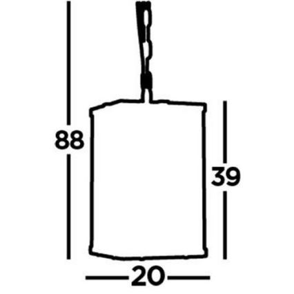 Searchlight - Lustra ar ķēdi LANTERN NOIR 4xE14/60W/230V