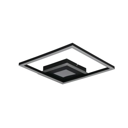 Searchlight - LED regulējamā griestu lampa QUADRATE LED/24W/230V 36x36 cm melna