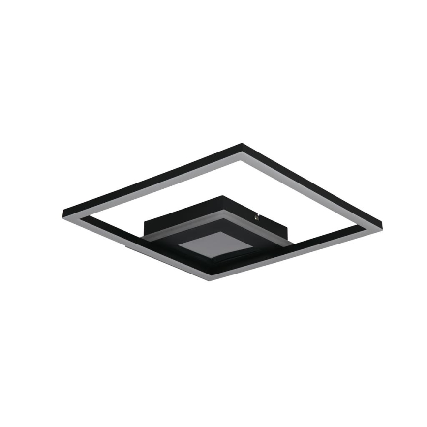 Searchlight - LED regulējamā griestu lampa QUADRATE LED/24W/230V 36x36 cm melna