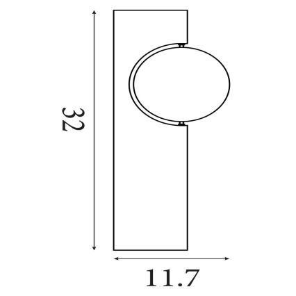 Searchlight - Griestu lampa RADIANCE 3xE27/60W/230V Ø 37,5 cm melna