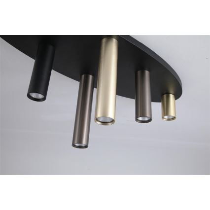 Searchlight - Griestu gaismeklis TUBES 6xGU10/10W/230V 80x30 cm