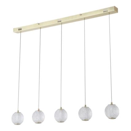 Searchlight - LED lustra uz vada ALLURE 5xLED/4,2W/230V