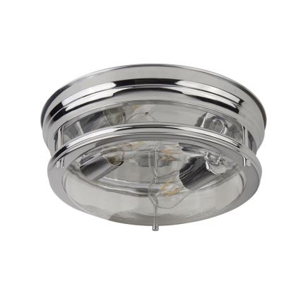 Searchlight - Griestu lampa EDINBURGH I 2xE27/40W/230V spīdīgi hromēts
