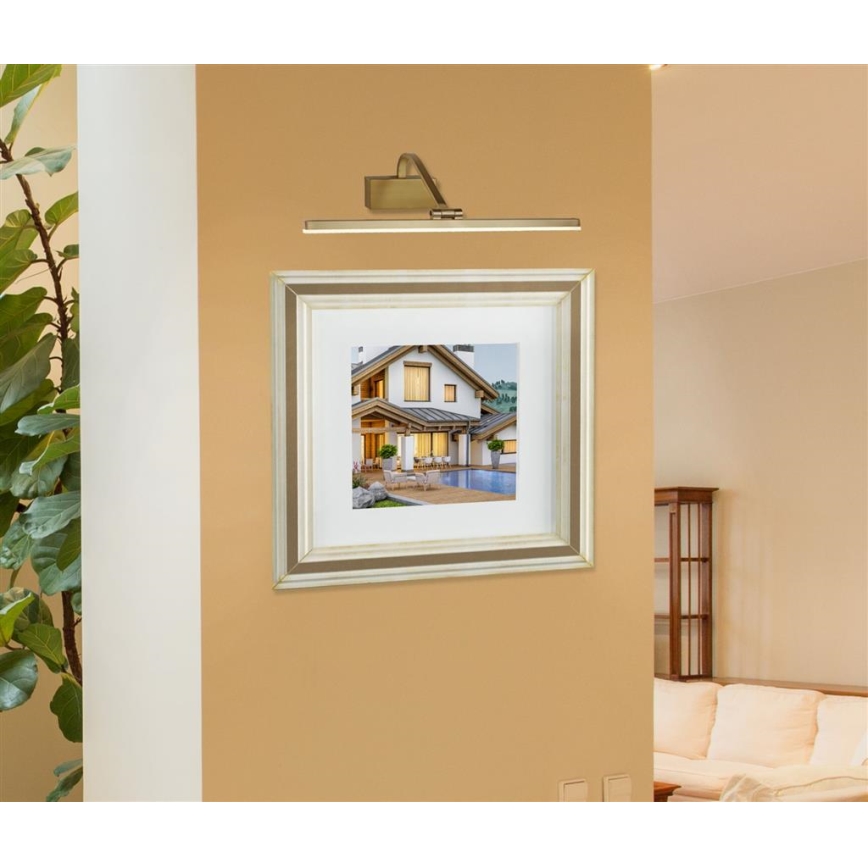 Searchlight - LED Gleznas gaismeklis LED/12W/230V zelta