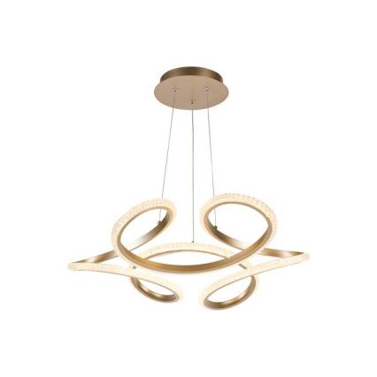 Searchlight - Dimējama LED lustra uz troses DOODLE LED/40W/230V misiņš