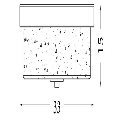 Searchlight - Griestu lampa vannas istabai PRESTON, 2x E27/60W/230V, IP44, Ø 33 cm, sudraba