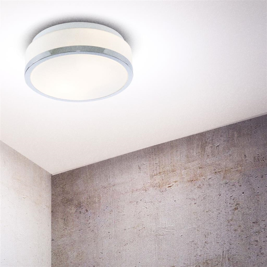 Searchlight - Vannasistabas griestu gaismeklis DISC 2xE27/60W/230V IP44