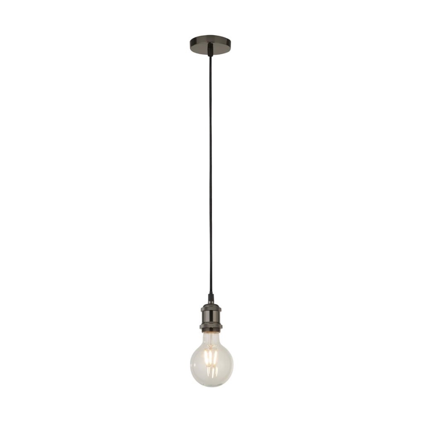 Searchlight - SUSPENSION pakaramais griestu gaismeklis uz troses 1xE27/60W/230V antracīts