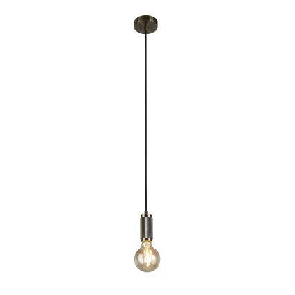Searchlight - Pakaramā lustra uz vada SUSPENSION 1xE27/60W/230V misiņš