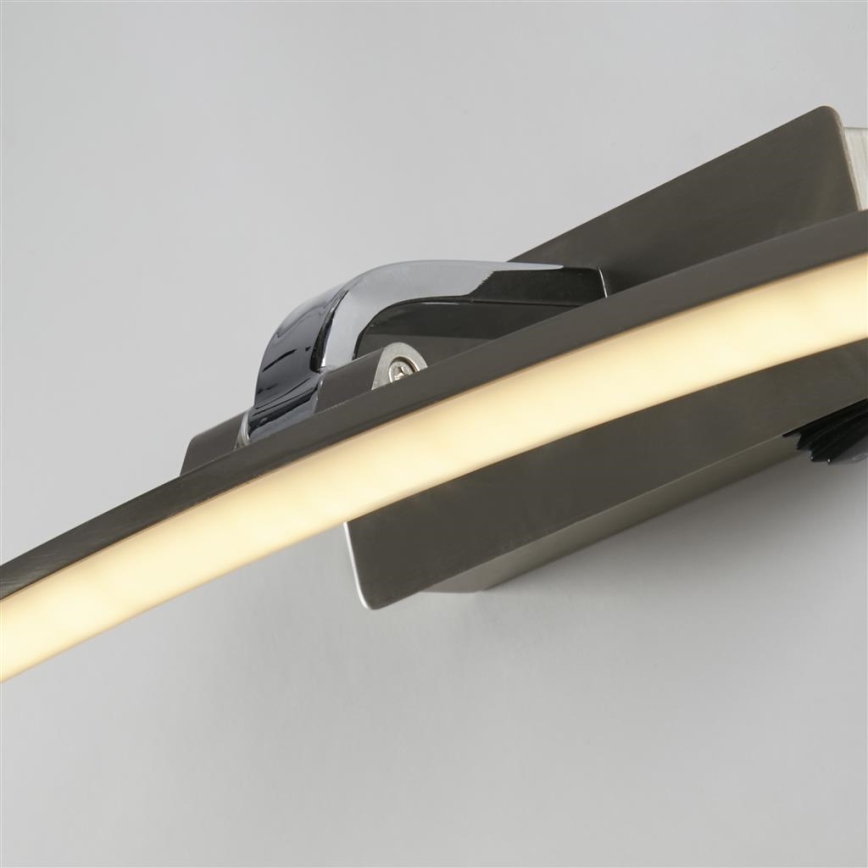 Searchlight - LED gaismeklis gleznu apgaismošanai SANTORINI LED/10,88W/230V sudraba