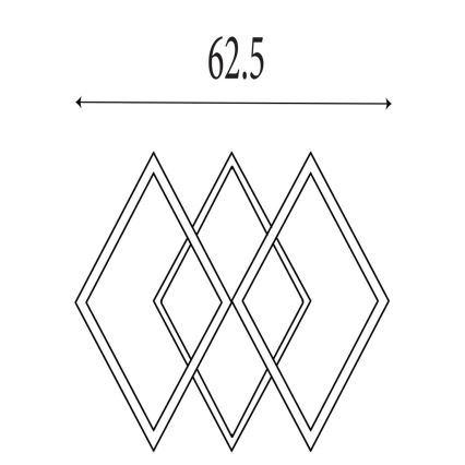 Searchlight - LED dimējams griestu gaismeklis FENCE LED/25W/230V