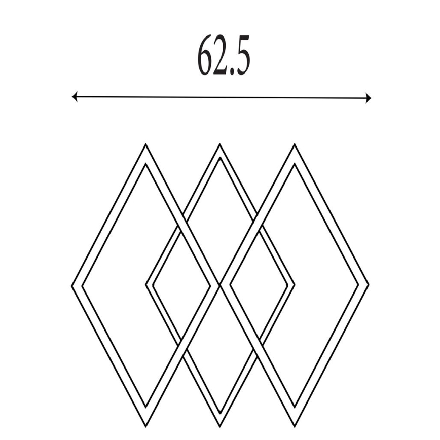 Searchlight - LED dimējams griestu gaismeklis FENCE LED/25W/230V
