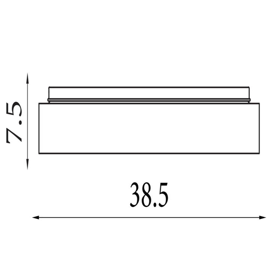 Searchlight - LED dimmējams griestu gaismeklis POLKA LED/24W/230V + LED/6W Ø 38,5 cm brūns