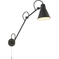 Searchlight - Aptumšojama sienas lampa SWING ARM 1xE27/20W/230V antracīta