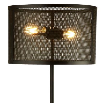 Searchlight - Grīdas lampa FISHNET 2xE27/60W/230V melna