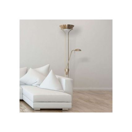 Searchlight - Aptumšojama grīdas stāvlampa MOTHILD 1xR7s/14W+1xG9/8W/230V
