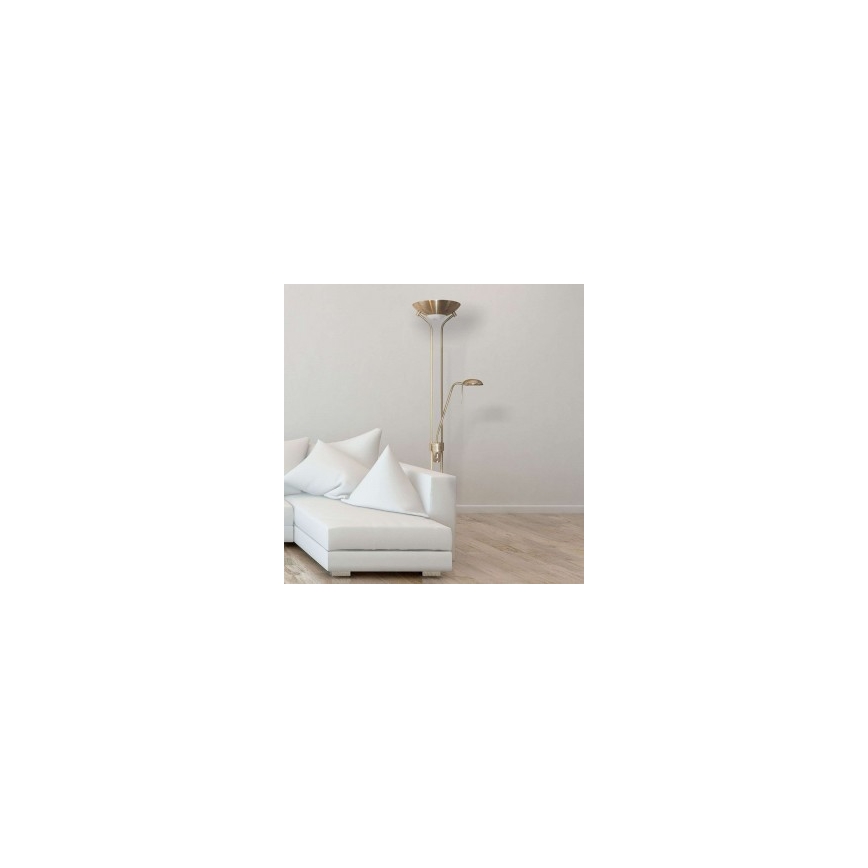 Searchlight - Aptumšojama grīdas stāvlampa MOTHILD 1xR7s/14W+1xG9/8W/230V