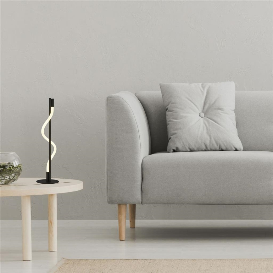 Searchlight - LED Aptumšojama galda lampa MARILYN LED/8W/230V melna