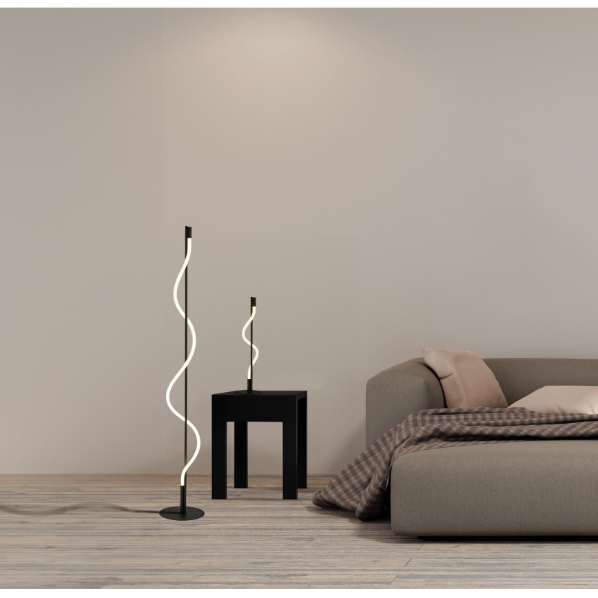 Searchlight - LED Aptumšojama grīdas stāvlampa REMY LED/20W/230V melna