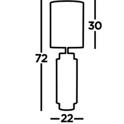 Searchlight - Galda lampa FLASK 1xE27/60W/230V zaļa