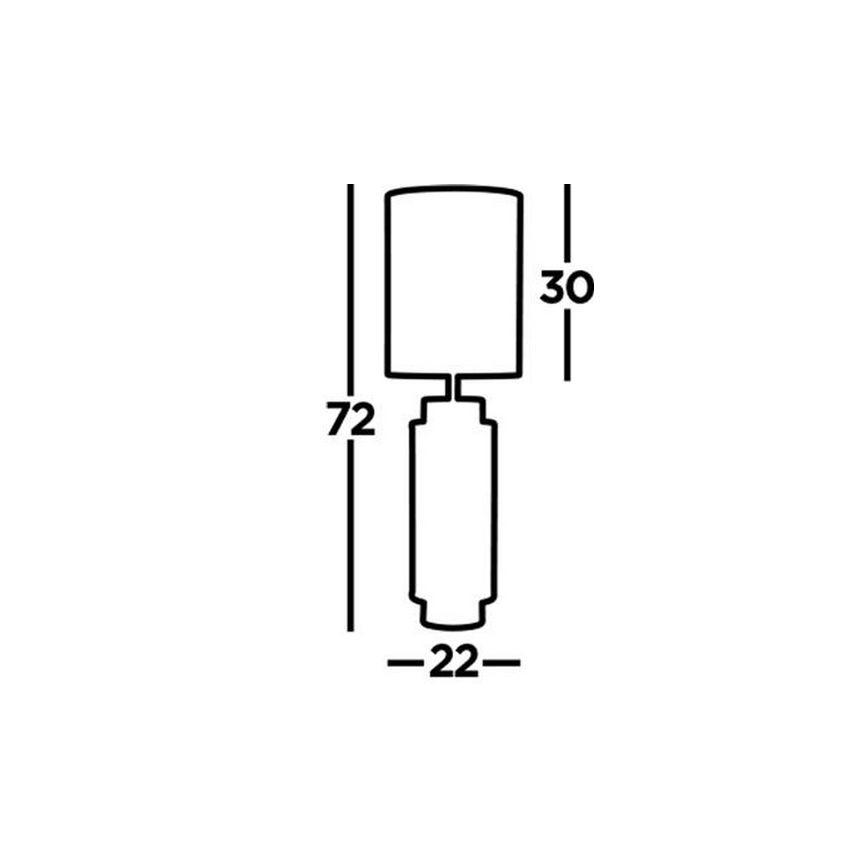 Searchlight - Galda lampa FLASK 1xE27/60W/230V zaļa