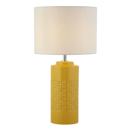 Searchlight - Galda lampa CHARLESTON 1xE27/10W/230V keramika
