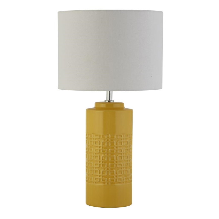 Searchlight - Galda lampa CHARLESTON 1xE27/10W/230V keramika