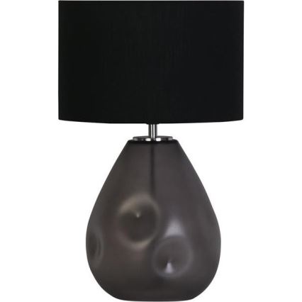 Searchlight - Galda lampa DEVON 1xE27/60W/230V melna