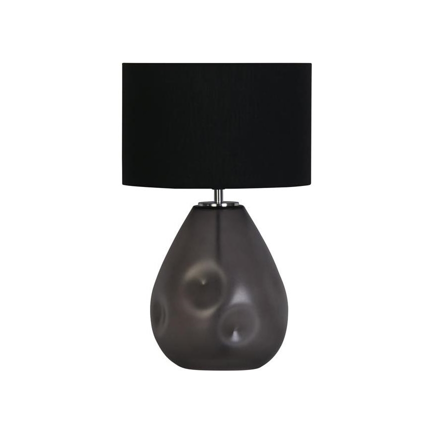 Searchlight - Galda lampa DEVON 1xE27/60W/230V melna