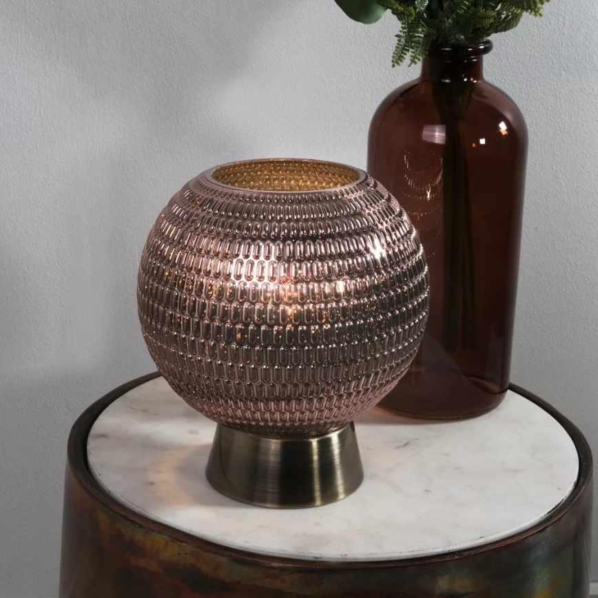 Searchlight - LED galda lampa MILA LED/0,6W/3xAAA brūna