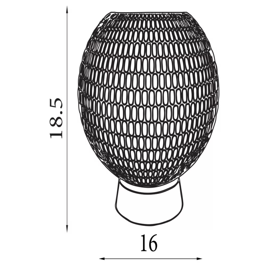 Searchlight - LED galda lampa MILA LED/0,6W/3xAAA brūna