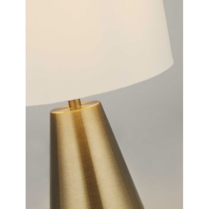 Searchlight - Galda lampa 1xE14/25W/230V, zelta krāsas