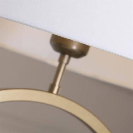 Searchlight - Galda lampa ELEGANT 1xE27/60W/230V balta