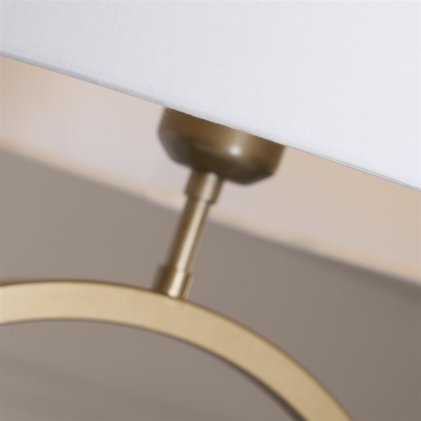 Searchlight - Galda lampa ELEGANT 1xE27/60W/230V balta