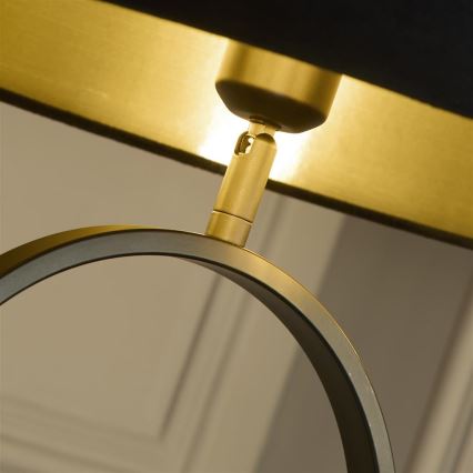 Searchlight - Grīdas lampa MODISH 1xE27/60W/230V melna