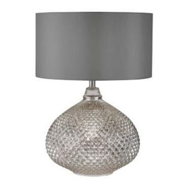 Searchlight - Galda lampa 1xE27/60W/230V pelēka