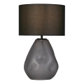 Searchlight - Galda lampa DEVON 1xE27/60W/230V melna