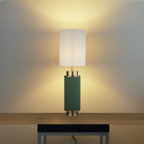 Searchlight - Galda lampa FLASK 1xE27/60W/230V zaļa