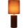 Searchlight - Galda lampa GROOVE 1xE14/60W/230V burgundija